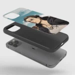 AttackOnTitanErenGlassPhoneCaseBackView