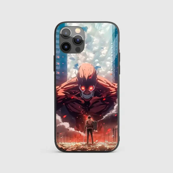 Colossal Titan Silicone Armored Phone Case Front View Min