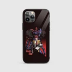 DeathNoteAestheticGlassPhoneCaseBackView