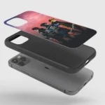 DemonSlayerAestheticGlassPhoneCaseBackView