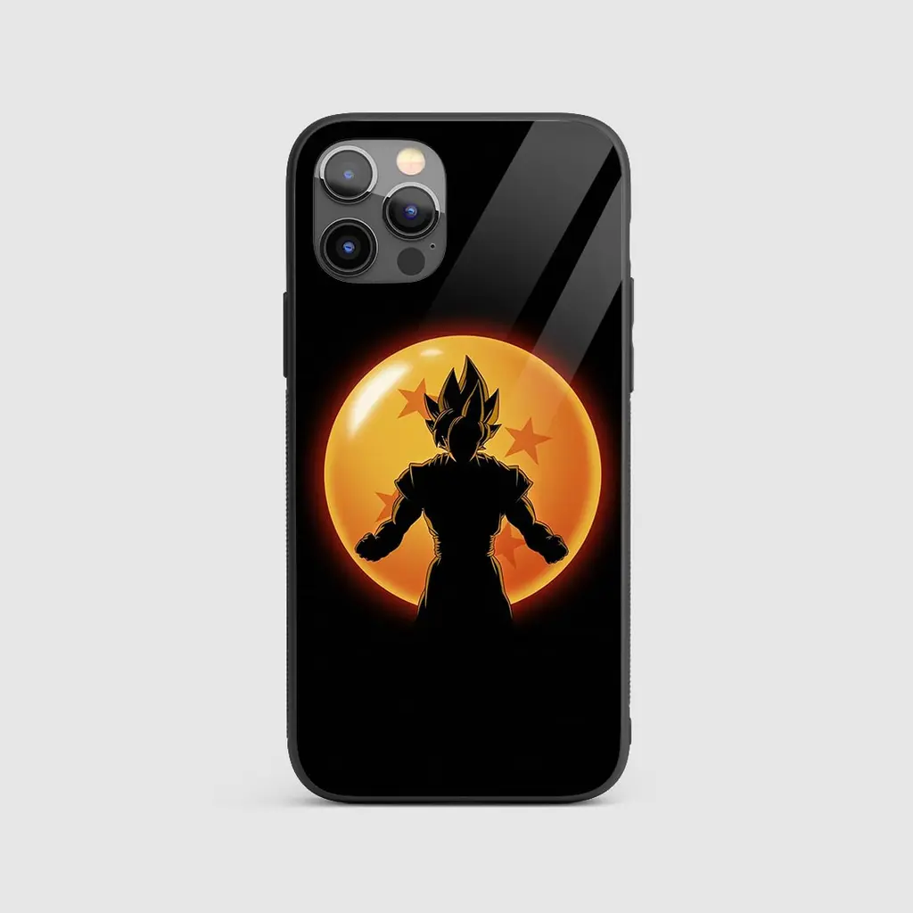 DragonBallMinimalGlassPhoneCaseBackView DragonBallMinimalGlassPhoneCaseBackView