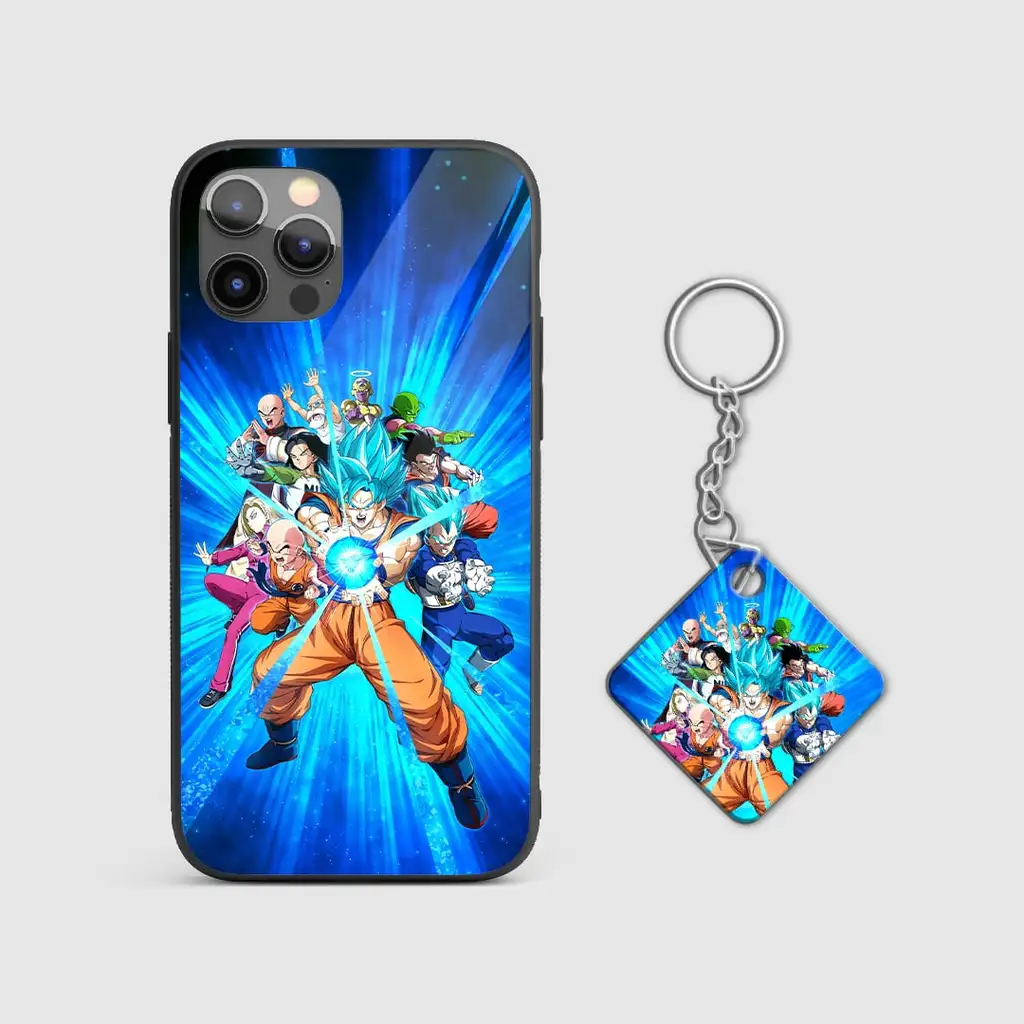 DragonBallZGlassPhoneCaseWithKeychain DragonBallZGlassPhoneCaseWithKeychain