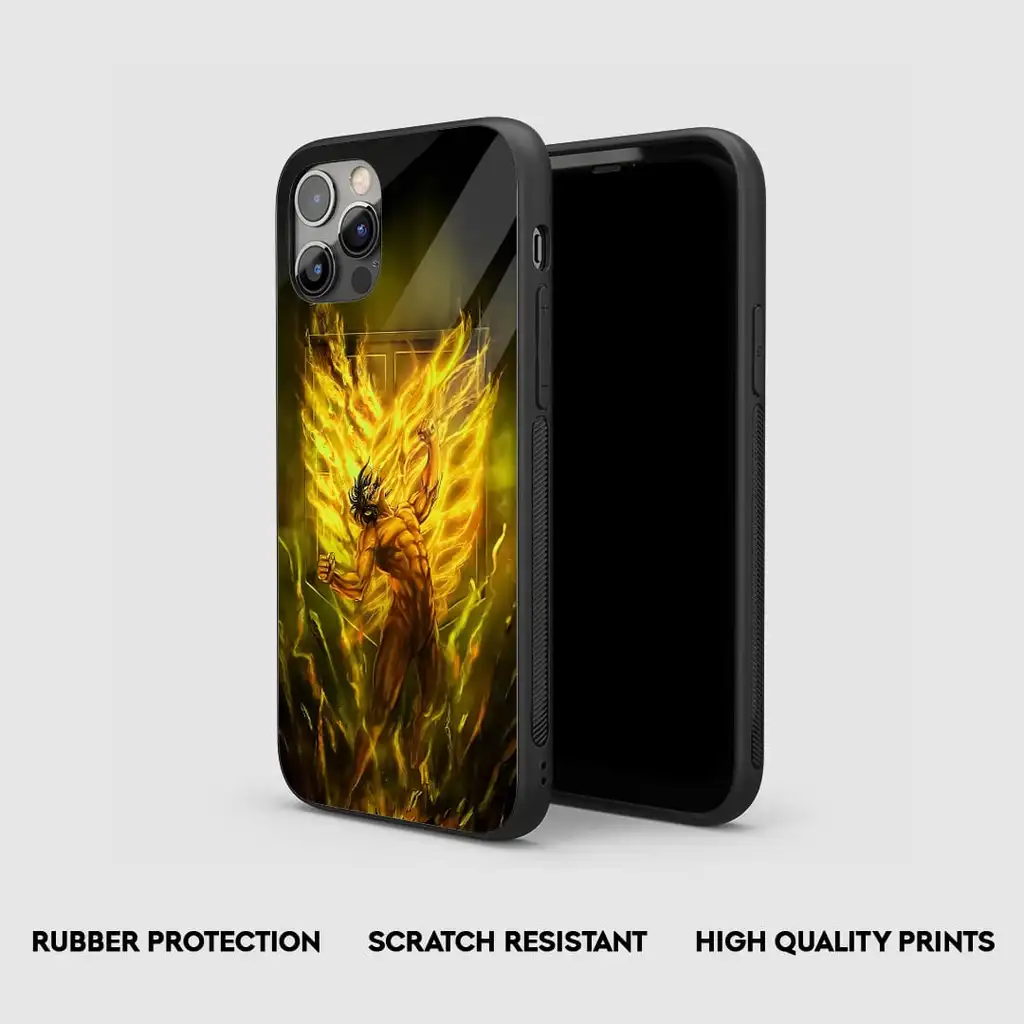 Eren Titan Form Silicone Armored Phone Case Side View Min