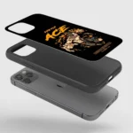 Fire Fist Ace Minimal Silicone Armored Phone Case Front View