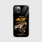 Fire Fist Ace Minimal Silicone Armored Phone Case Front View