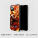 GenosActionGlassPhoneCaseBackView