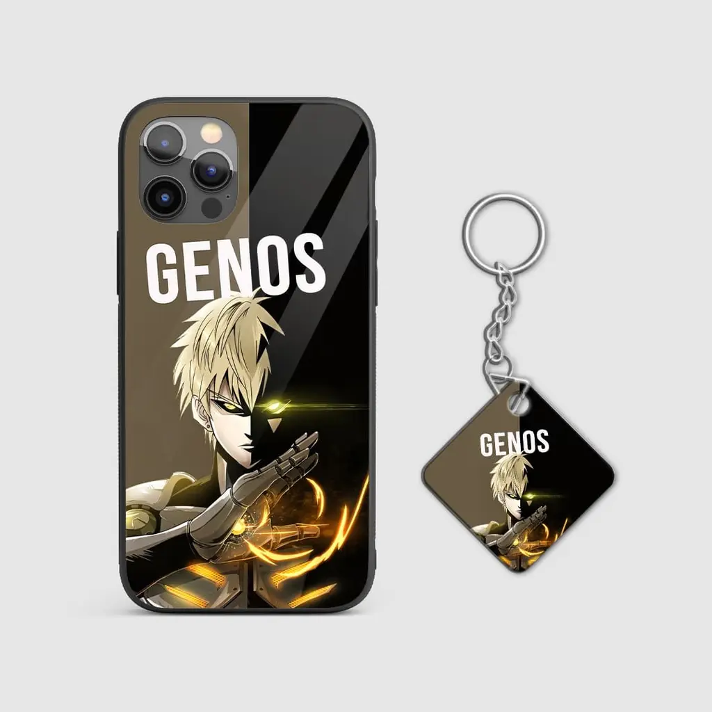 GenosGraphicGlassPhoneCaseWithKeychain GenosGraphicGlassPhoneCaseWithKeychain