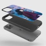 GiyuTomiokaBlueSkyGlassPhoneCaseBackView