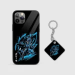 Gogeta Minimal Silicone Armored Phone Case Front View