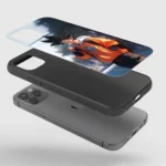 GokuCosplayGlassPhoneCaseBackView