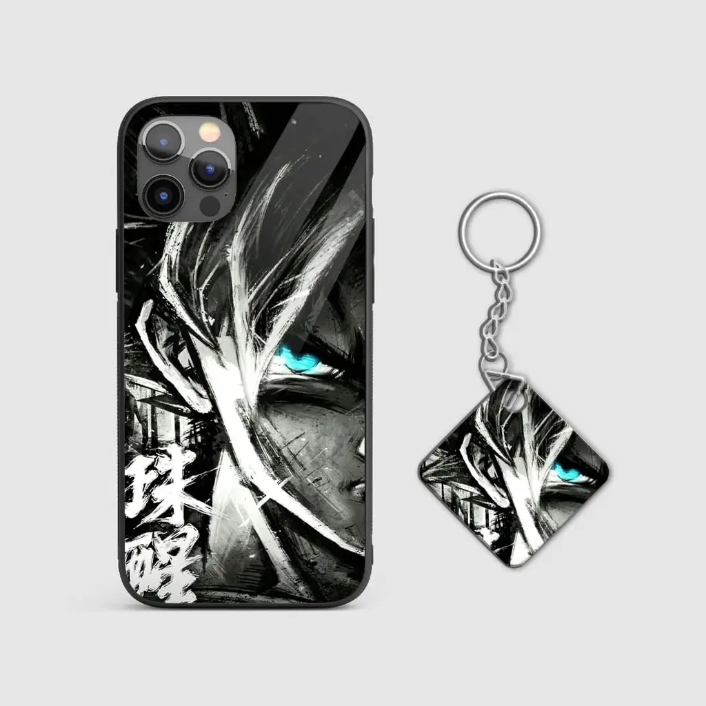 GokuSketchGlassPhoneCaseWithKeychain GokuSketchGlassPhoneCaseWithKeychain