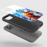 GokuSuperSaiyanBlueGlassPhoneCaseBackView