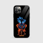 Goku King Silicone Armored Phone Case Front View Min