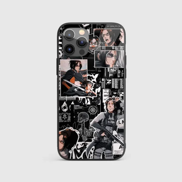 HangeZoeCollageGlassPhoneCaseBackView