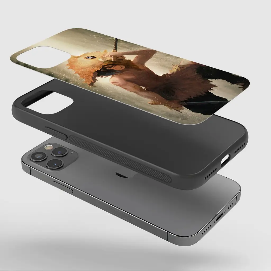 InosukeHashibiraGraphicGlassPhoneCaseExploded InosukeHashibiraGraphicGlassPhoneCaseExploded