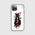 ItachiUchihaWhiteGlassPhoneCoverbackview