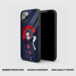Itachi Chibi Silicone Armored Phone Case Front View