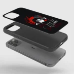 Itachi Minimal Silicone Armored Phone Case Front View