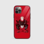 JujutsuKaisenYujiGlassPhoneCaseBackView