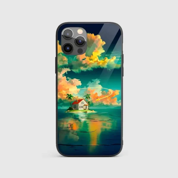 Kame House Silicone Armored Phone Case Front View Min