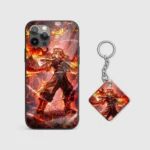 KyojuroRengokuActionGlassPhoneCaseBackView