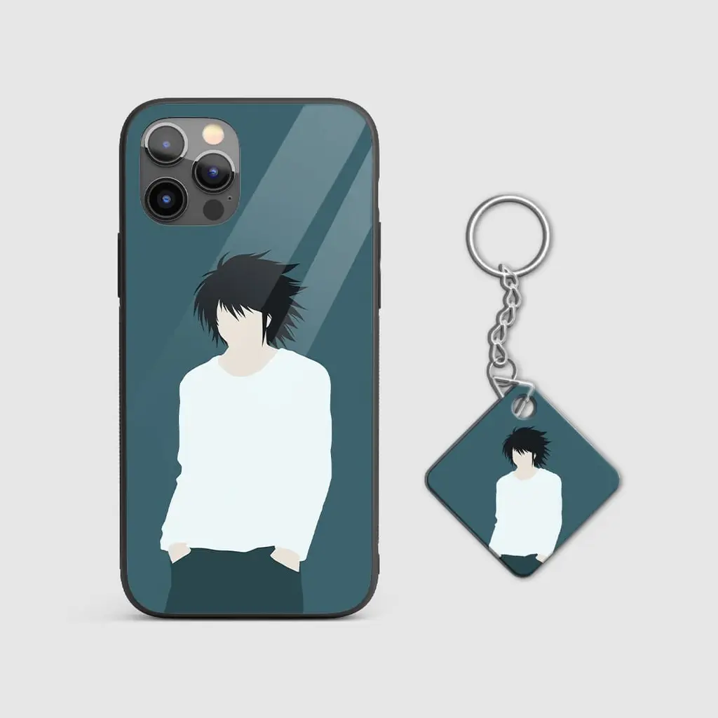 LMinimalGlassPhoneCaseWithKeychain LMinimalGlassPhoneCaseWithKeychain
