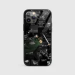 LeviQuoteGlassPhoneCaseBackView