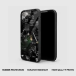 LeviQuoteGlassPhoneCaseBackView