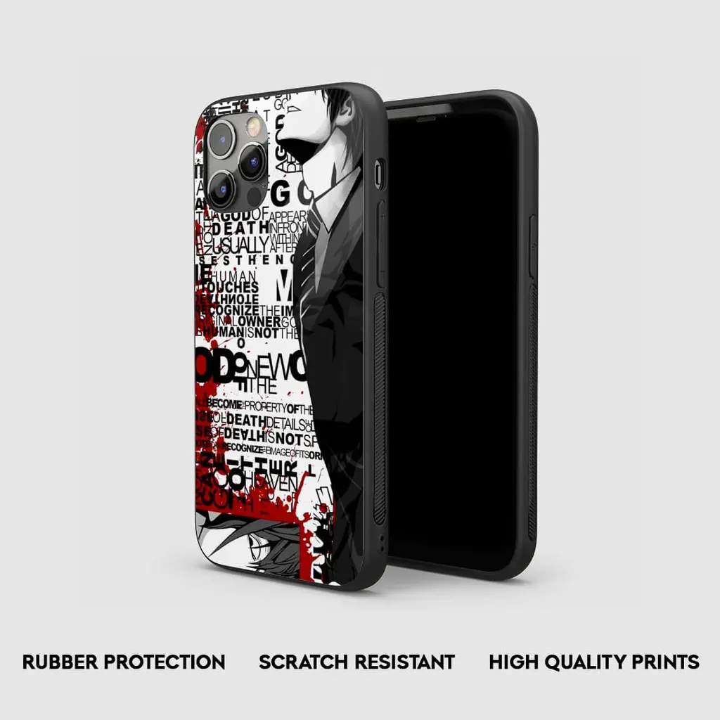 LightYagamiBloodGlassPhoneCaseSideView LightYagamiBloodGlassPhoneCaseSideView