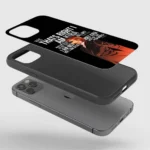 LightYagamiGodKiraGlassPhoneCaseBackView