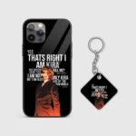 LightYagamiGodKiraGlassPhoneCaseBackView