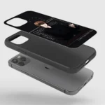 LightYagamiKiraGlassPhoneCaseBackView