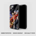 LuffyGomuGomuGlassPhonecasebackview