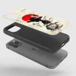 Luffy Artwork Silicone Armored Phone Case Front View