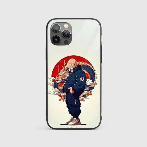 Master Roshi Silicone Armored Phone Case Front View Min