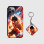 MonkeyDLuffyActionGlassPhoneCasebackview