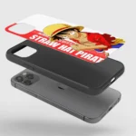 MonkeyDLuffyGraphicGlassPhonecasebackview