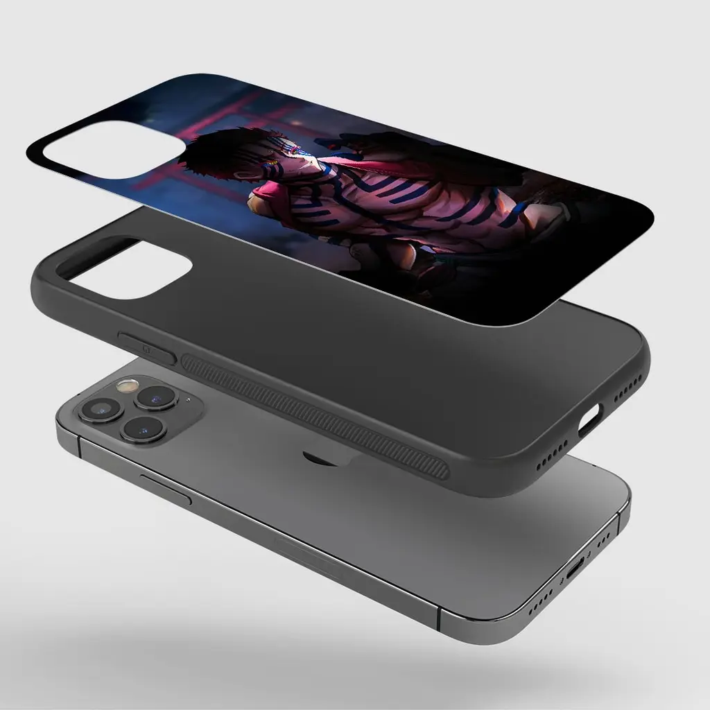 MuzanKibutsujiGlassPhoneCaseExploded MuzanKibutsujiGlassPhoneCaseExploded