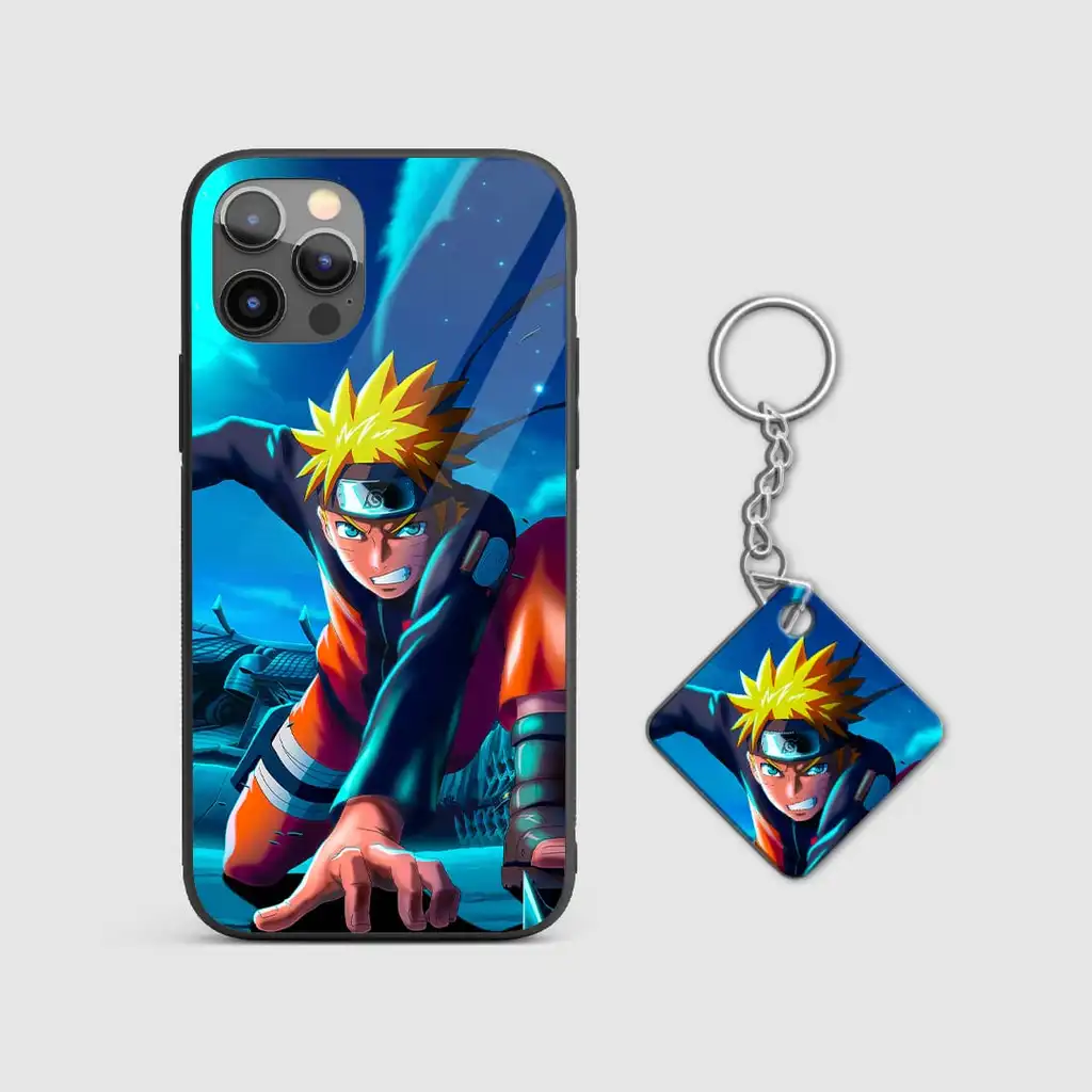 NarutoNinjutsuGlassPhoneCasewithkeychain NarutoNinjutsuGlassPhoneCasewithkeychain