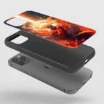 NarutoOrangeThemeGlassPhoneCoverbackview