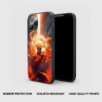 NarutoOrangeThemeGlassPhoneCoverbackview