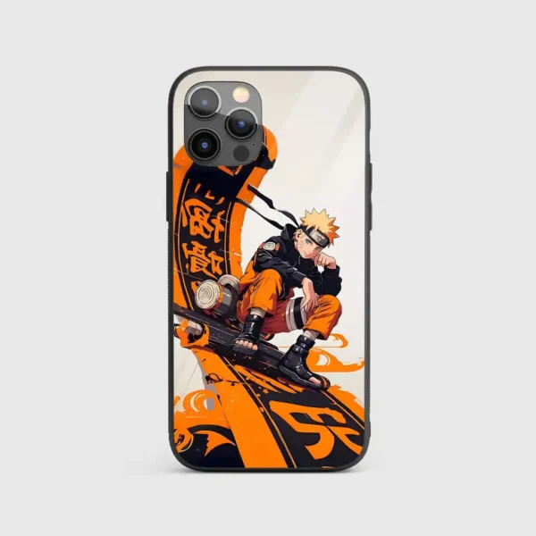 Naruto Cool Silicone Armored Phone Case Front View