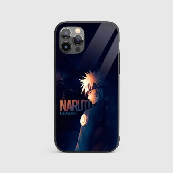 Naruto Minimal Silicone Armored Phone Case Front View