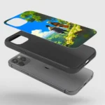 Naruto Sasuke Aesthetic Silicone Armored Phone Case Front View Min