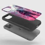 Naruto Scene Silicone Armored Phone Case Front View