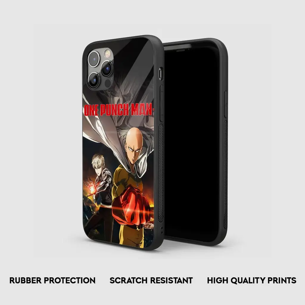 OnePunchManAnimeGlassPhoneCaseSideView OnePunchManAnimeGlassPhoneCaseSideView