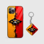 One Piece Logo Silicone Armored Phone Case Front View