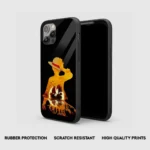 One Piece Minimal Silicone Armored Phone Case Front View