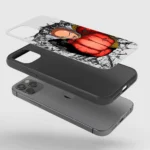 SaitamaPunchGlassPhoneCaseBackView