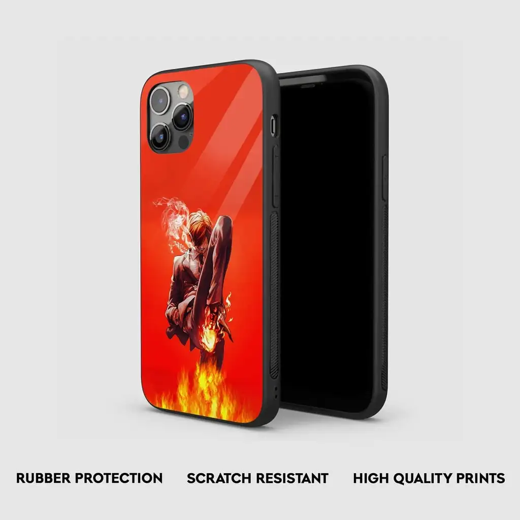 SanjiActionGlassPhonecasesideview SanjiActionGlassPhonecasesideview